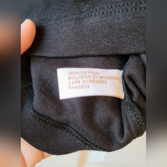 Vesi Women's Black Cotton 3/4 Sleeve Shirt - Picture 4 of 6